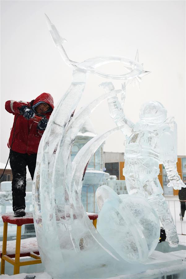 （文化）（2）第32届中国哈尔滨国际冰雕比赛落幕