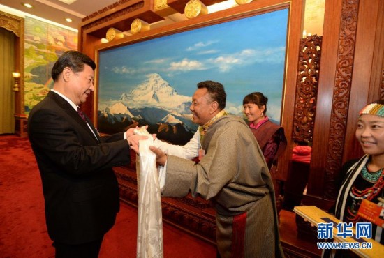 （XHDW）（1）习近平参加西藏代表团审议