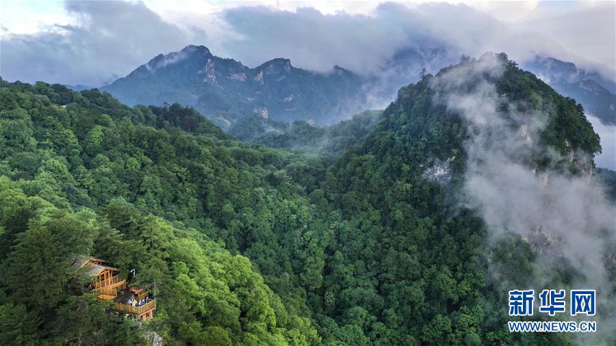 （美丽中国）（3）陕西略阳雨后初霁 森林公园美若仙境