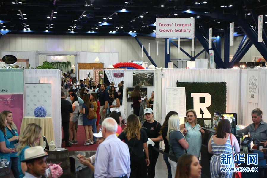 （新华视界）（3）休斯敦举办婚庆博览会