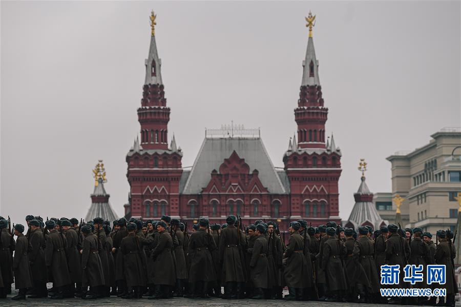 （国际）（3）俄罗斯举行纪念1941年红场阅兵78周年彩排