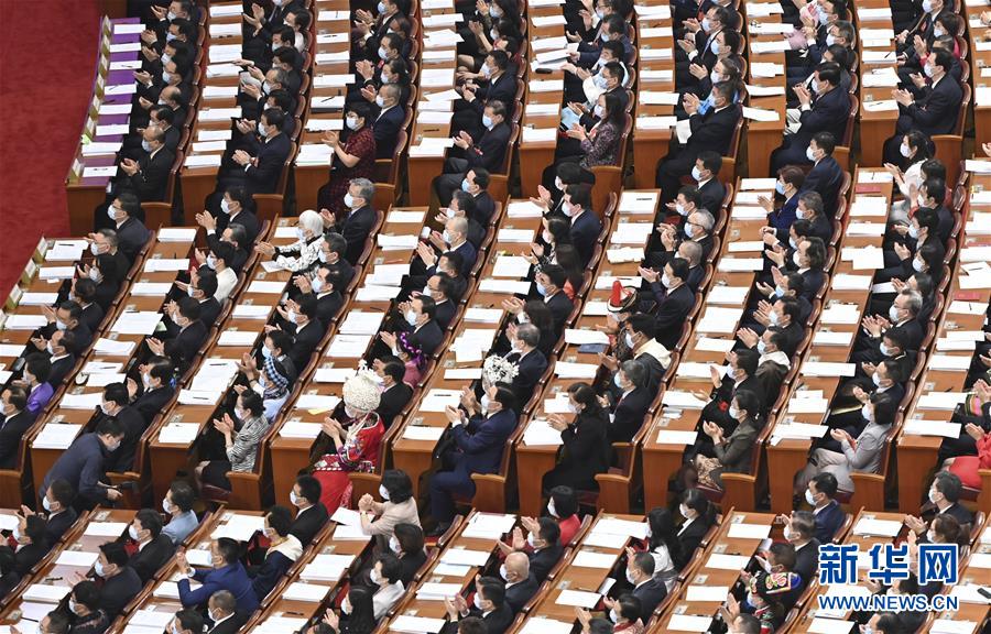 （两会·人大开幕·XHDW）（17）十三届全国人大三次会议在京开幕