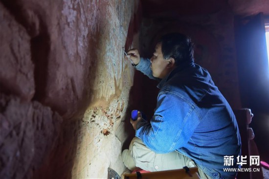 （文化）（8）“草原敦煌”阿尔寨石窟已修复10座有壁画洞窟