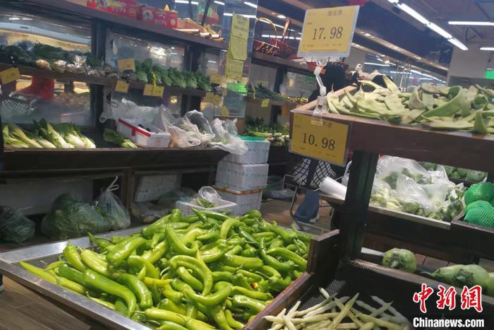 北京西城区某超市蔬菜价格。<a target=
