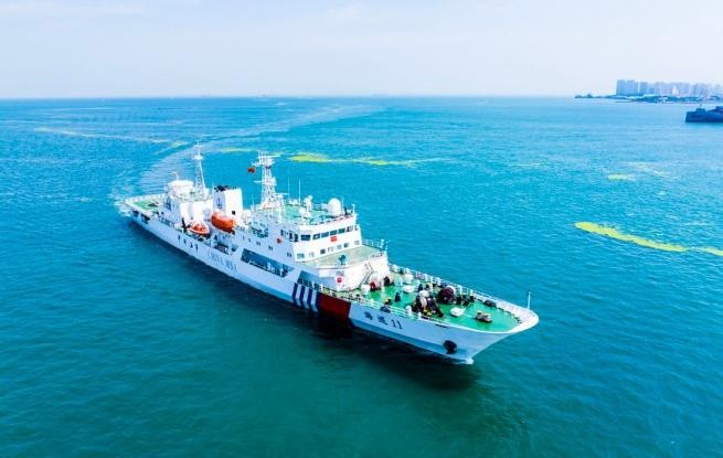 山东海事局开展北方海区巡航执法