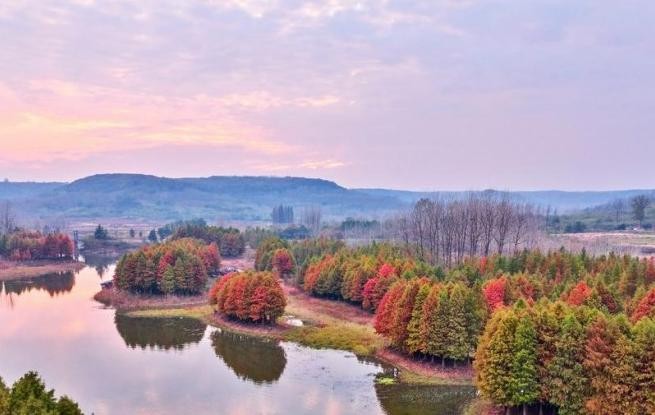 江苏盱眙：铁山寺国家森林公园美景如画