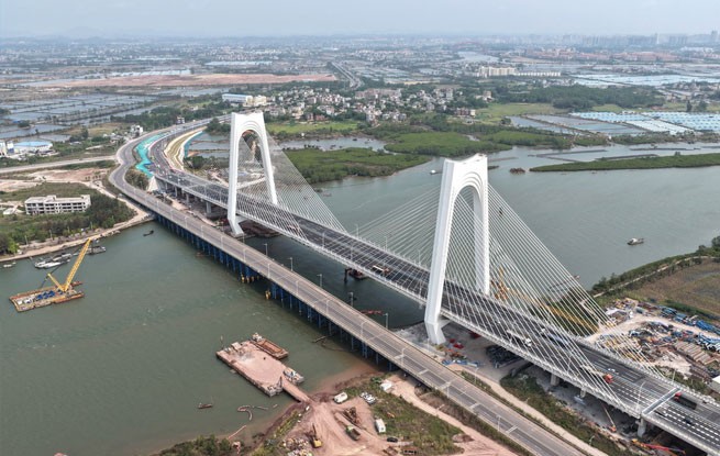 平陆运河全线桥梁工程即将收官