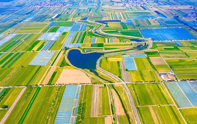 山西夏县：涑水河畔绘就田园盛景