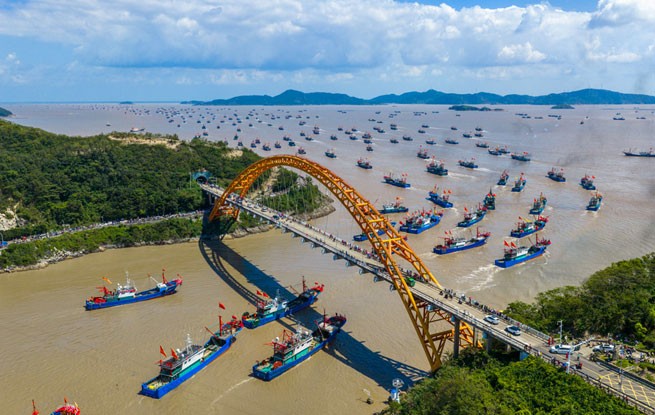 东海全面开渔