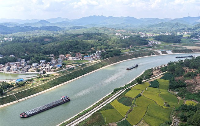 平陆运河过货量稳步攀升